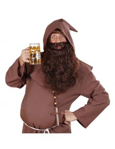 Barba Maxi con Bigote Castaña Tienda de disfraces online - Mercadisfraces 2