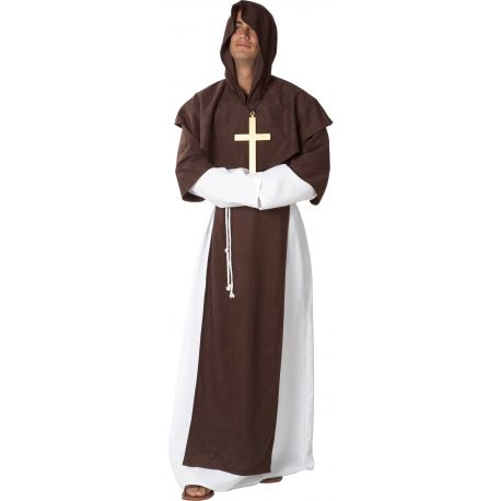 Disfraz de Monje Fraile Medieval Tienda de disfraces online - Mercadisfraces