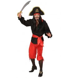 Pantalon Pirata en Rojo Tienda de disfraces online - Mercadisfraces