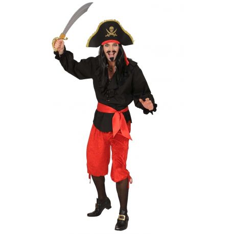 Pantalon Pirata en Rojo Tienda de disfraces online - Mercadisfraces