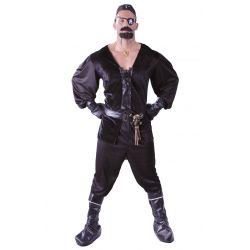 Disfraz de Pirata Negro adulto Tienda de disfraces online - Mercadisfraces