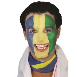 Kit Maquillaje Tricolor Negro Amarillo Rojo Tienda de disfraces online - Mercadisfraces 2