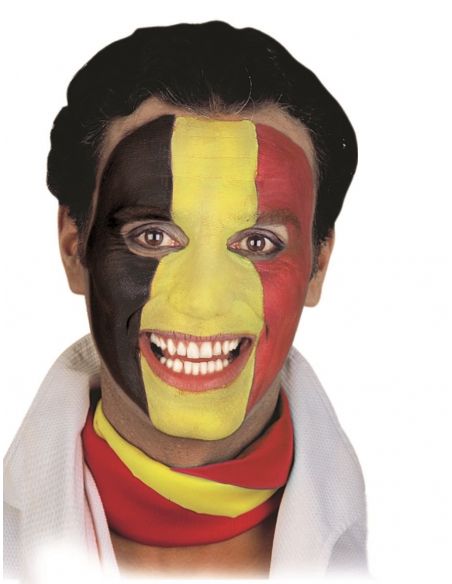 Kit Maquillaje Tricolor Azul Amarillo Verde Tienda de disfraces online - Mercadisfraces