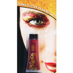 Crema Glitter Rojo Tienda de disfraces online - Mercadisfraces