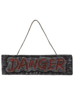 Letrero danger Tienda de disfraces online - Mercadisfraces