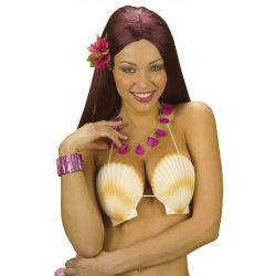 Flor hawaiana con pinza Tienda de disfraces online - Mercadisfraces