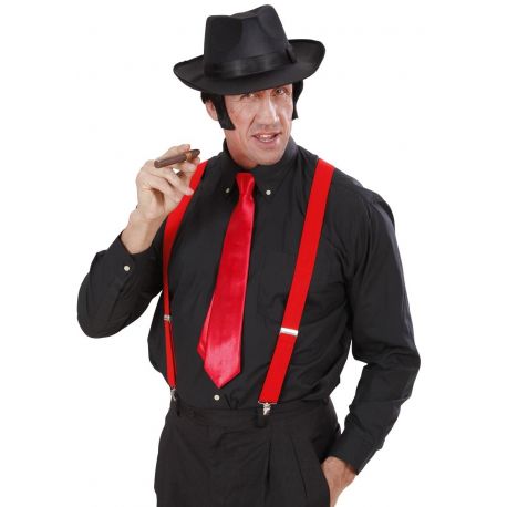 Corbata en Raso Rojo Tienda de disfraces online - Mercadisfraces