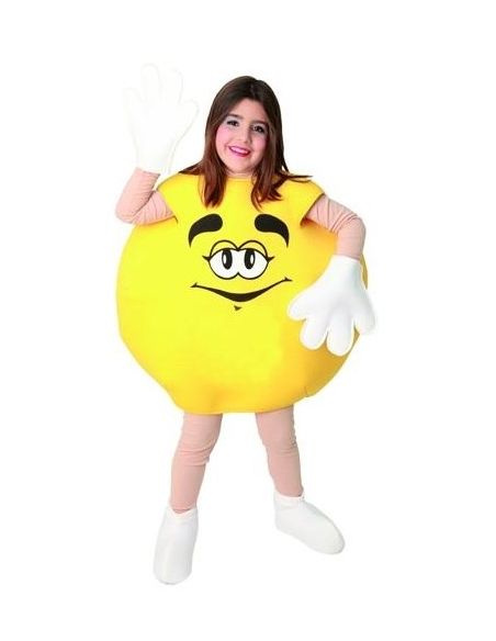 Disfraz Caramelo M&M Amarillo infantil Tienda de disfraces online - Mercadisfraces