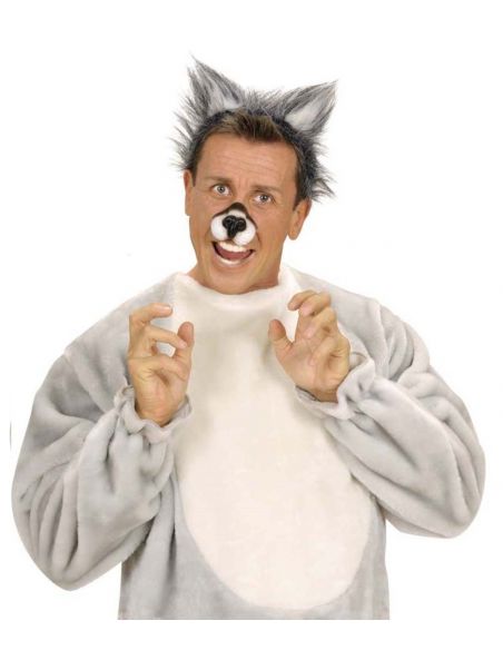 Diadema Orejas Lobo Tienda de disfraces online - Mercadisfraces