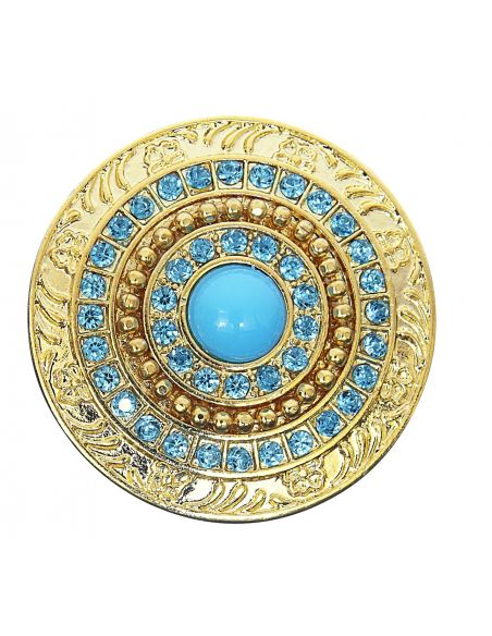 Anillo Oro con Turquesa Tienda de disfraces online - Mercadisfraces