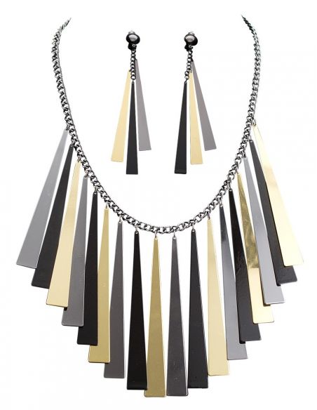 Collar Y Pendientes de Egipcia Tienda de disfraces online - Mercadisfraces Collar Y Pendientes de Egipcia Tienda de disfraces online - Mercadisfraces