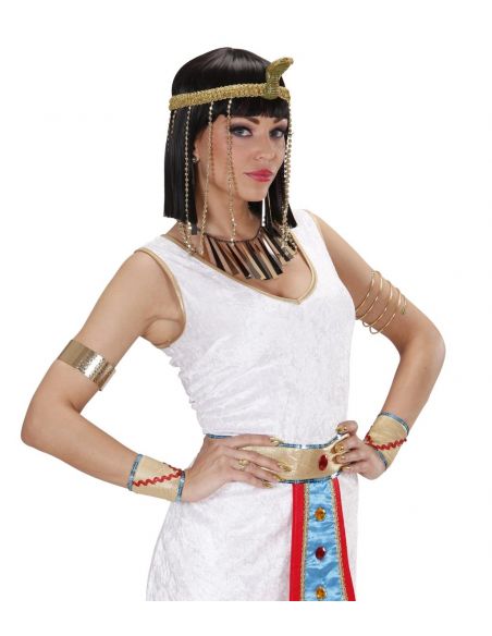 Collar Y Pendientes de Egipcia Tienda de disfraces online - Mercadisfraces Collar Y Pendientes de Egipcia Tienda de disfraces online - Mercadisfraces