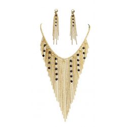 Collar y Pendientes en Dorado Tienda de disfraces online - Mercadisfraces 2