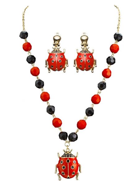 Set de Joyas Mariquita Tienda de disfraces online - Mercadisfraces Set de Joyas Mariquita Tienda de disfraces online - Mercadisfraces