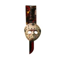 Kit de Jason Mascara y Machete Tienda de disfraces online - Mercadisfraces