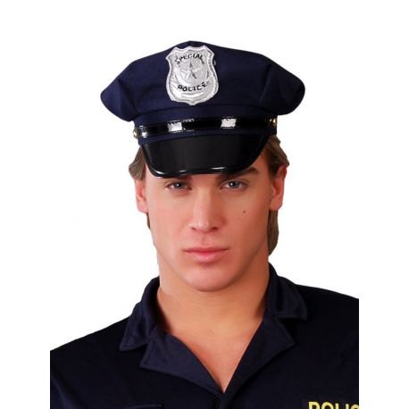 Gorra Policia azul Tienda de disfraces online - Mercadisfraces