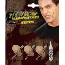 FX 3 Heridas con Imperdibles Tienda de disfraces online - Mercadisfraces 2
