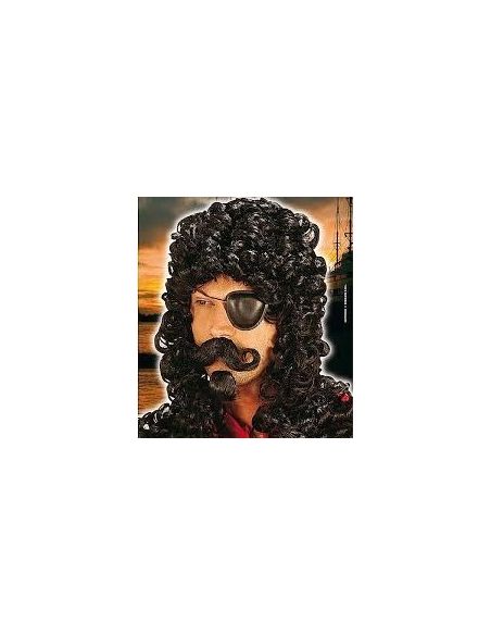 Peluca Capitan Negra Tienda de disfraces online - Mercadisfraces