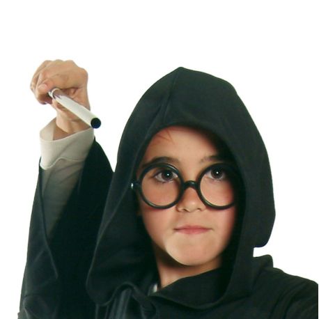 Gafas Redondas Negras Tienda de disfraces online - Mercadisfraces