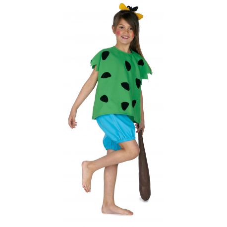 Disfraz de Cavernícola en Verde infantil Tienda de disfraces online - Mercadisfraces