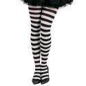 Medias de Rayas Blancas y Negras Tienda de disfraces online - Mercadisfraces