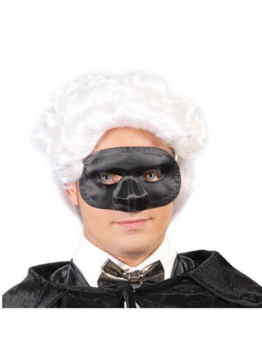 Antifaz Negro en Seda Tienda de disfraces online - Mercadisfraces