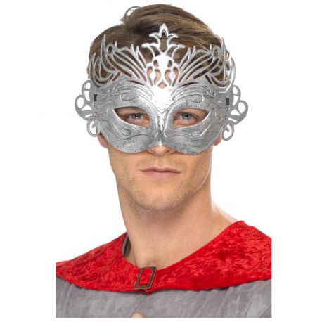 Antifaz Veneciano imitación al Metal. Tienda de disfraces online - Mercadisfraces