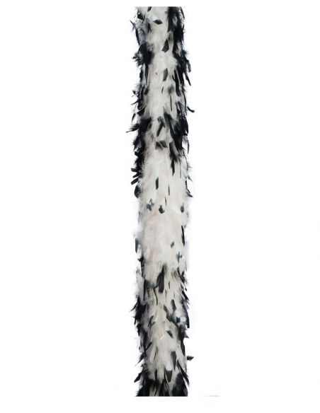 Boa Marabú bicolor blanca/negra 40gr Tienda de disfraces online - Mercadisfraces Boa Marabú bicolor blanca/negra 40gr Tienda de disfraces online - Mercadisfraces