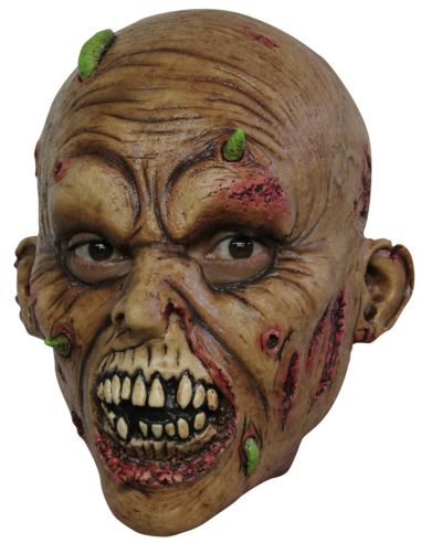 Máscara Zombie con gusanos I
