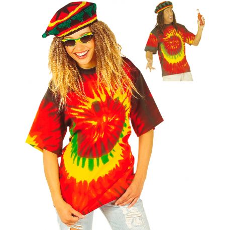 Camiseta Jamaicano Tienda de disfraces online - Mercadisfraces