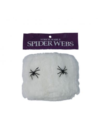Tela araña en blanco Tienda de disfraces online - Mercadisfraces