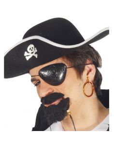 Conjunto de Parche y Pendiente para Pirata