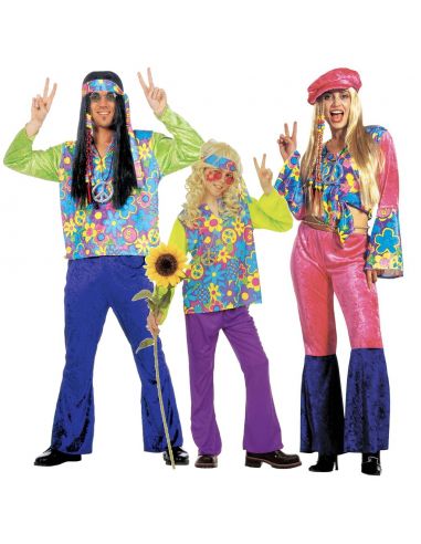 Disfraz Hippie Flores para niños Tienda de disfraces online - Mercadisfraces