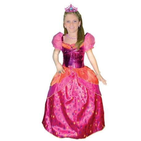 Disfraz Princesa Diamante Infantil Fucsia Tienda de disfraces online - venta disfraces