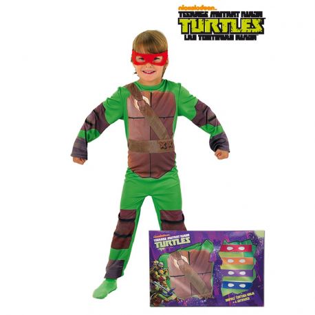 Disfraz Tortuga Ninja 4 antifaces Tienda de disfraces online - Mercadisfraces