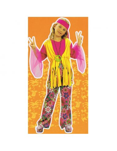Disfraz de Hippie para niña Tienda de disfraces online - Mercadisfraces