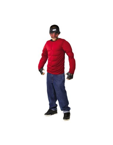 Cuerpo Musculoso en rojo para adulto Tienda de disfraces online - Mercadisfraces