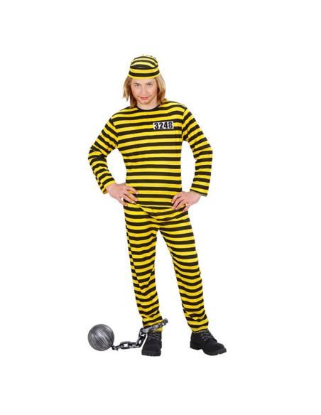 Disfraz Preso amarillo infantil Tienda de disfraces online - Mercadisfraces Disfraz Preso amarillo infantil Tienda de disfraces online - Mercadisfraces