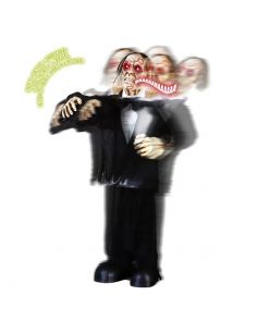 Esposo Zombie Animado con cabeza para Halloween Tienda de disfraces online - Mercadisfraces