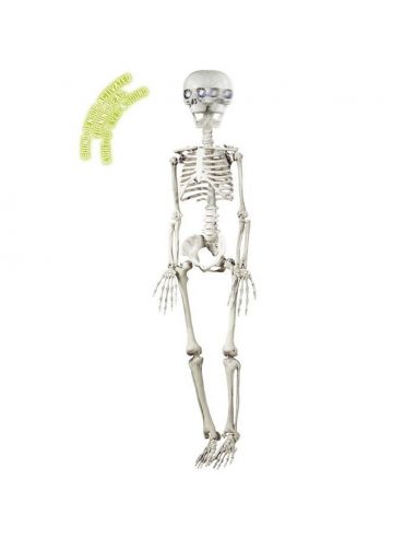 Esqueleto Animado con cabeza giratoria para Halloween Tienda de disfraces online - Mercadisfraces
