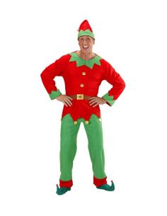 Disfraz Elfo hombre ayudante de papa Noel Tienda de disfraces online - Mercadisfraces
