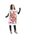 Disfraz Carta Reina de Corazones Adulta Tienda de disfraces online - Mercadisfraces