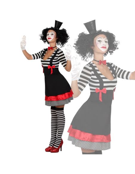 Disfraz Mimo para mujer Tienda de disfraces online - Mercadisfraces