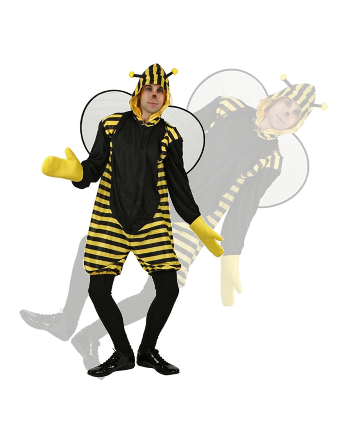 Tutú para mujer, juego de accesorios de disfraz de abeja, falda tutú de tul  en capas para fiesta de Halloween de los años 80