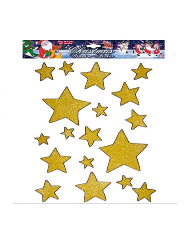 Pegatinas Navidad Estrellas oro Tienda de disfraces online - Mercadisfraces