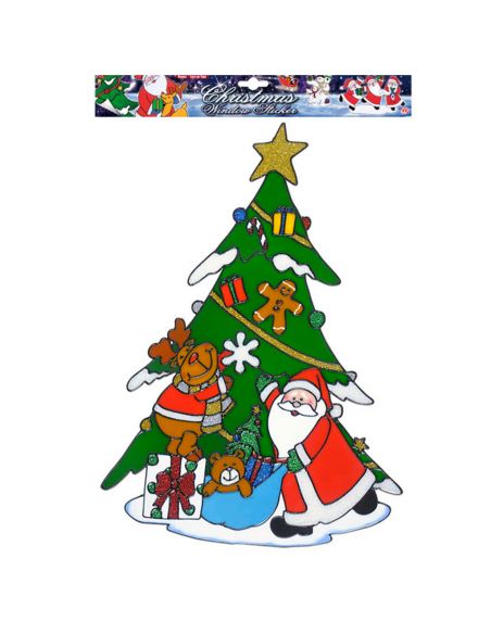 Pegatina Árbol Navidad Tienda de disfraces online - Mercadisfraces