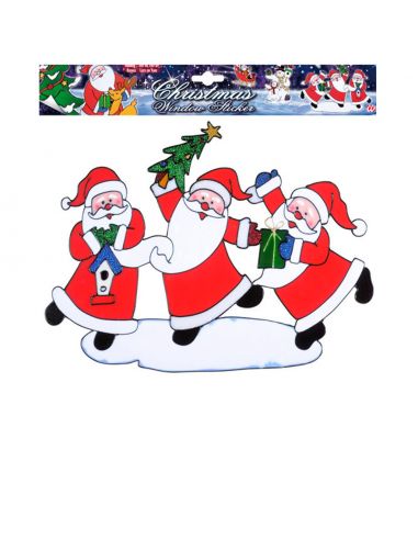 Pegatina Cuadro Papa Noel Tienda de disfraces online - Mercadisfraces