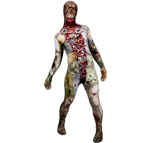 Disfraz Monstruo 100 ojos y 100 caras Morphsuit adulto Tienda de disfraces online - Mercadisfraces