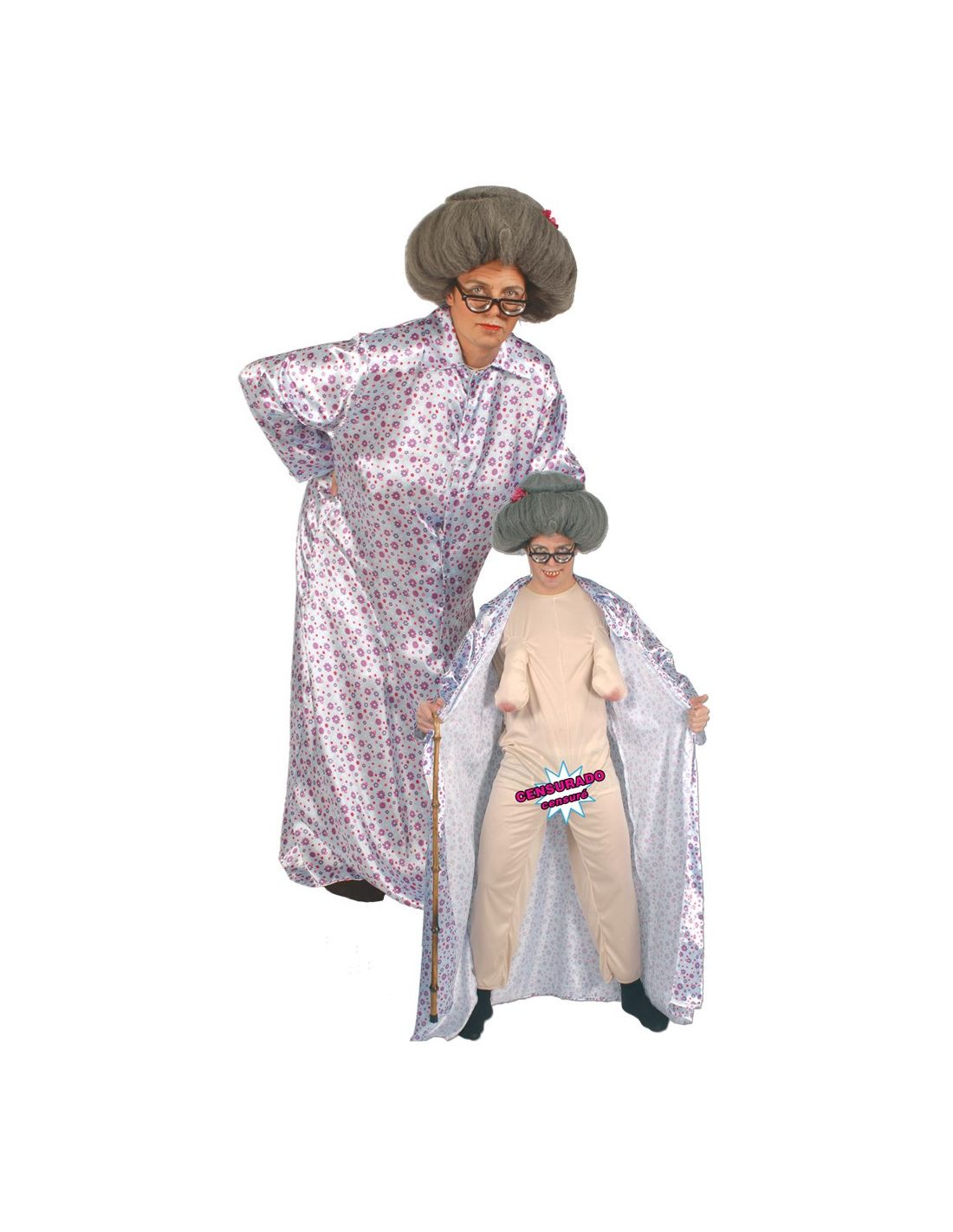 Disfraz abuelo adulto