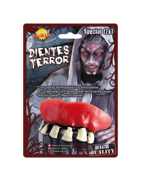 Dientes de Zombie Tienda de disfraces online - Mercadisfraces